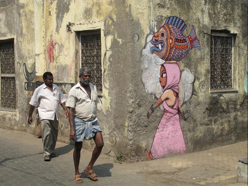 Arte callejero de Julien Malland