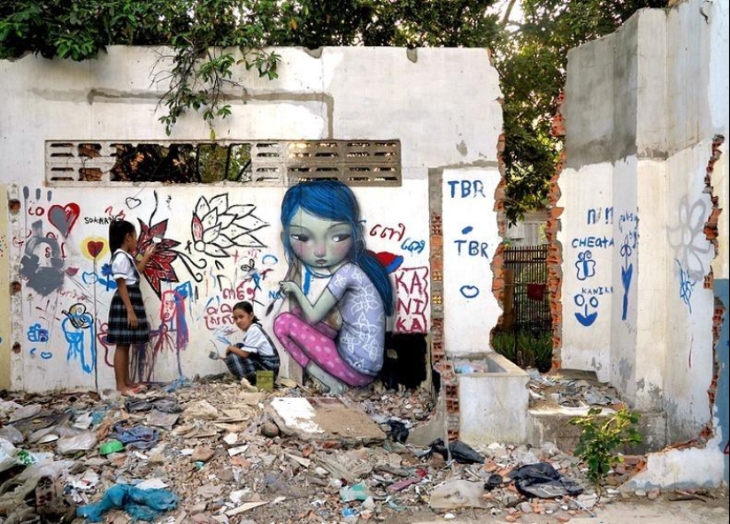 Arte callejero de Julien Malland