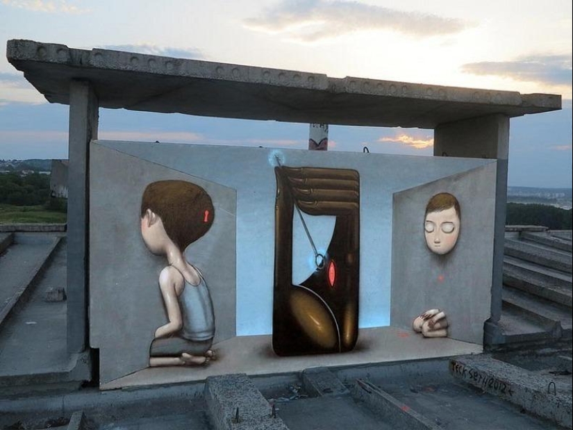 Arte callejero de Julien Malland