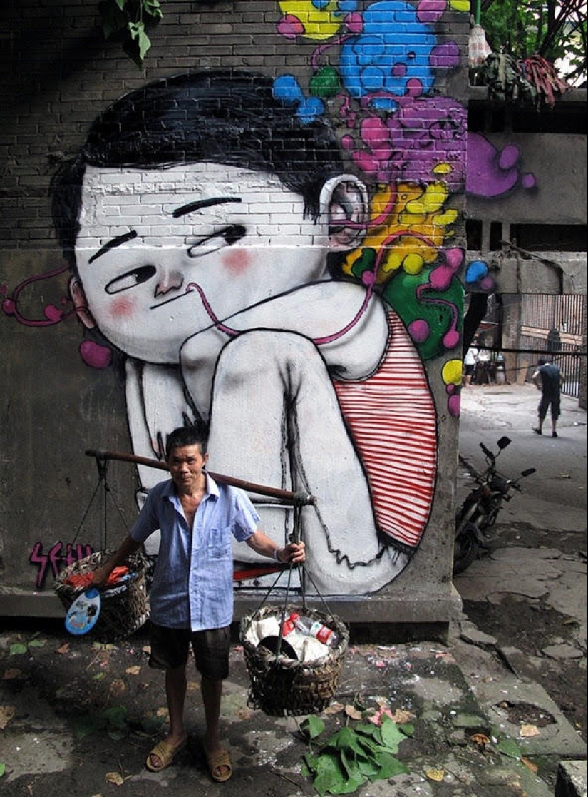 Arte callejero de Julien Malland