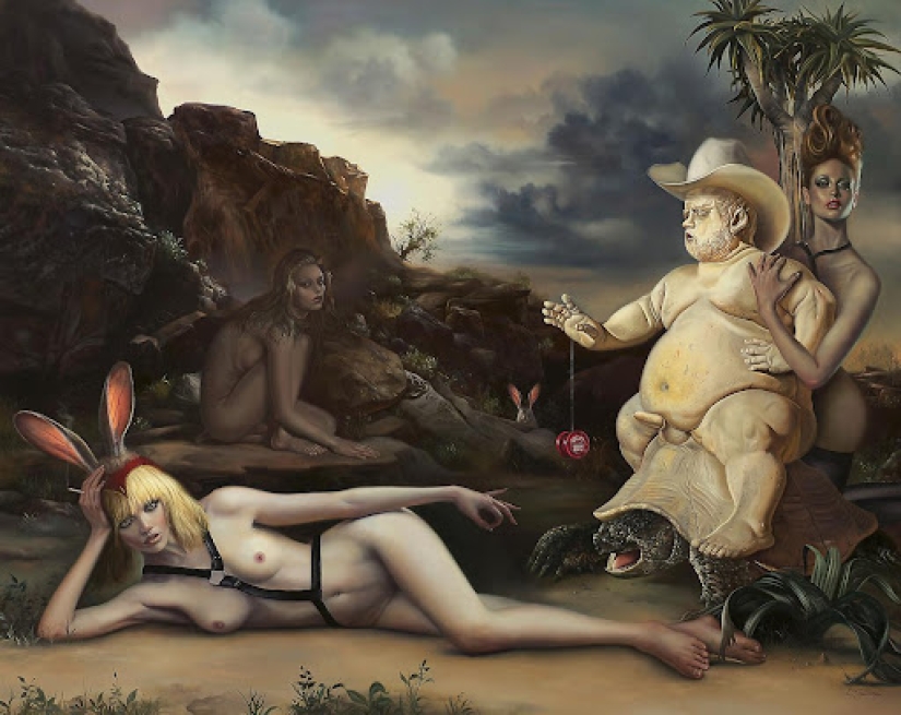 Artist David Bowers and his beautiful, but cruel truth of life