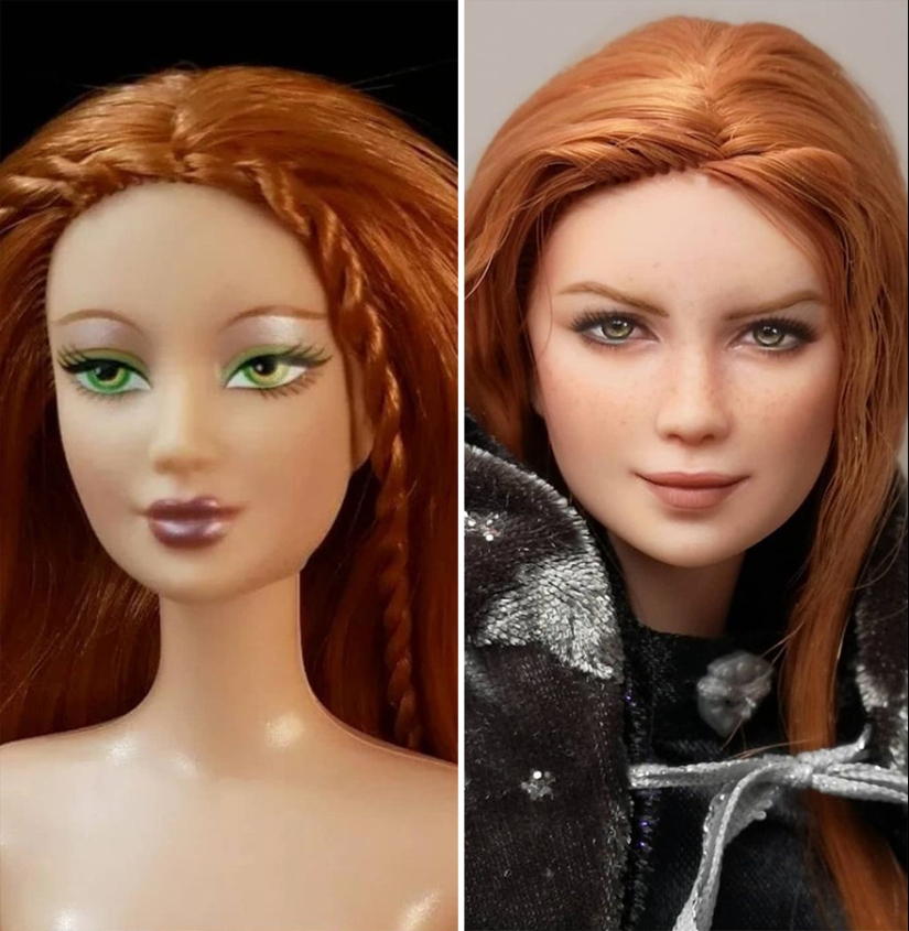Artist Repaints Dolls In A More Realistic Way