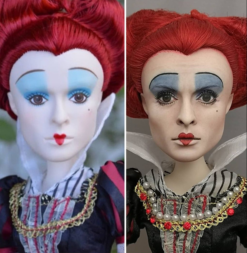 Artista repinta muñecas de una manera más realista