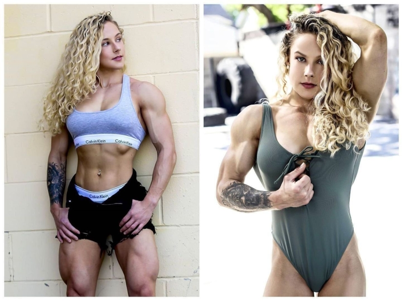 Athletic sports ladies who managed not to lose their femininity and attractiveness