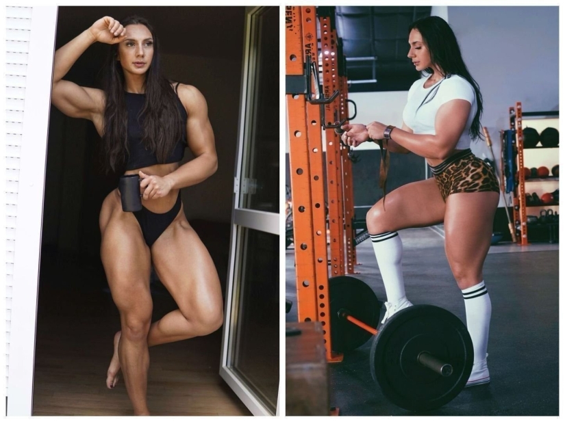 Athletic sports ladies who managed not to lose their femininity and attractiveness