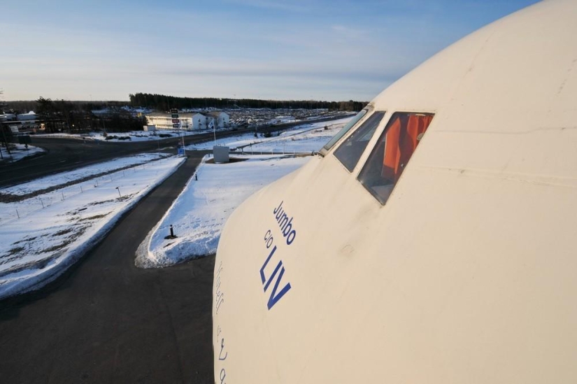 Avión Boeing 747 Hotel en Estocolmo