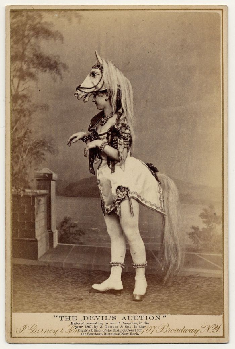 Bailarines burlescos victorianos