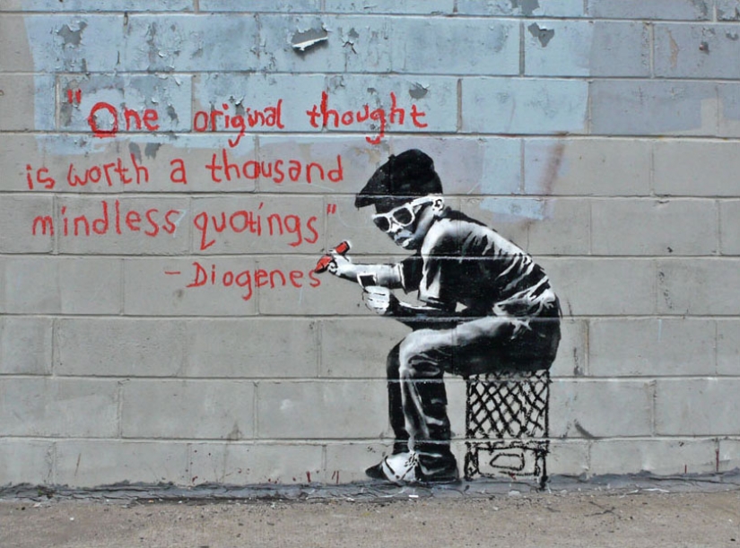 Banksy es la artista de graffiti más misteriosa y escandalosa