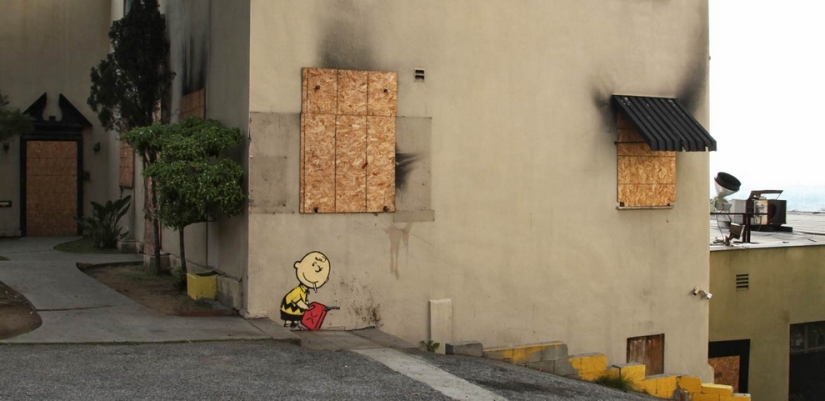 Banksy is the most mysterious and scandalous graffiti artist