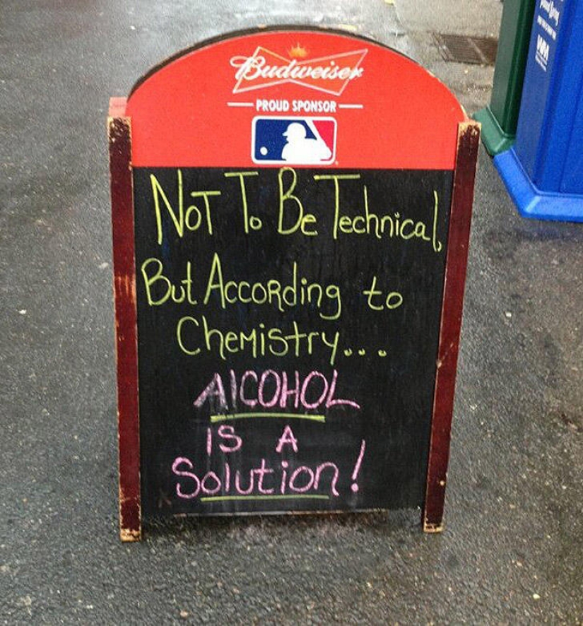 Bartenders are advertising geniuses