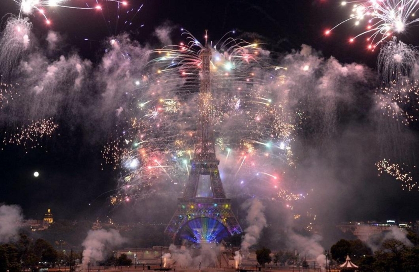 Bastille Day at the Eiffel Tower