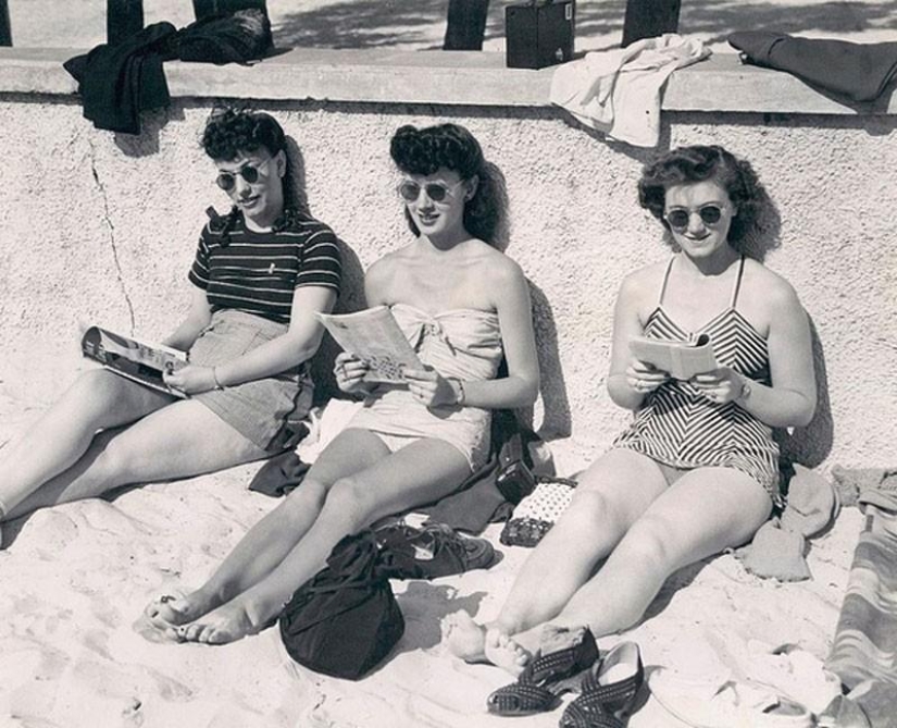 Beach fashion of the 20-30s of the XX century