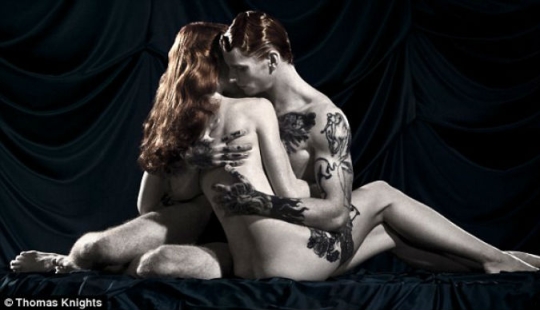 Beautiful, famous, redheads and naked posing for a unique photo shoot