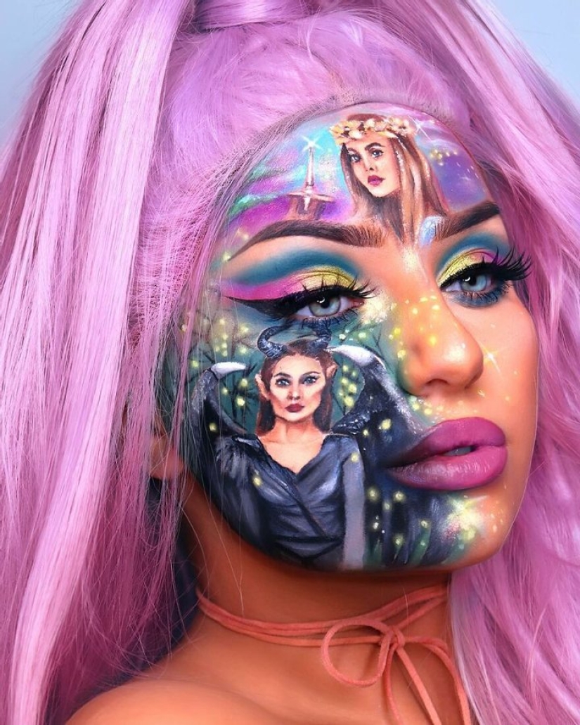 Beauty in the face: a girl from Norway draws incredible pictures