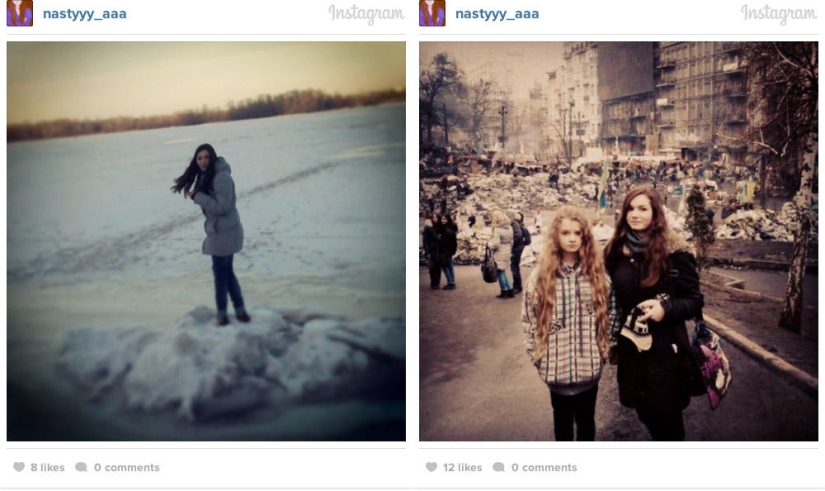 Before and after: Kyiv on Instagram