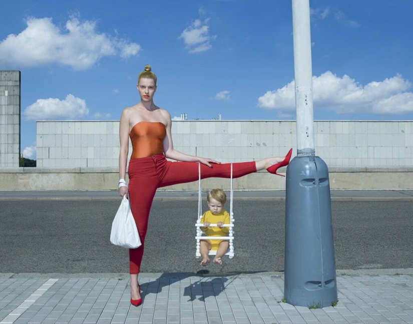 Bellas y absurdas obras de la fotógrafa checa Bara Prasilova