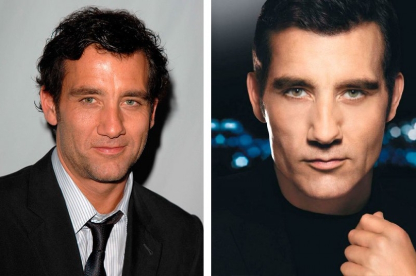 Belleza irrealista: hombres famosos antes y después de Photoshop