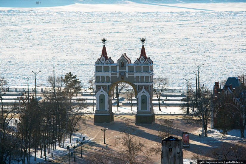 Blagoveshchensk desde arriba