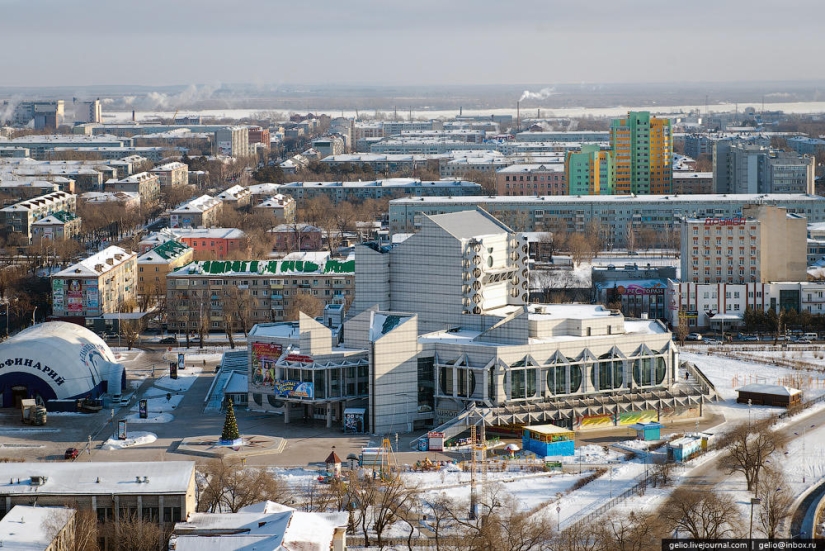 Blagoveshchensk from above