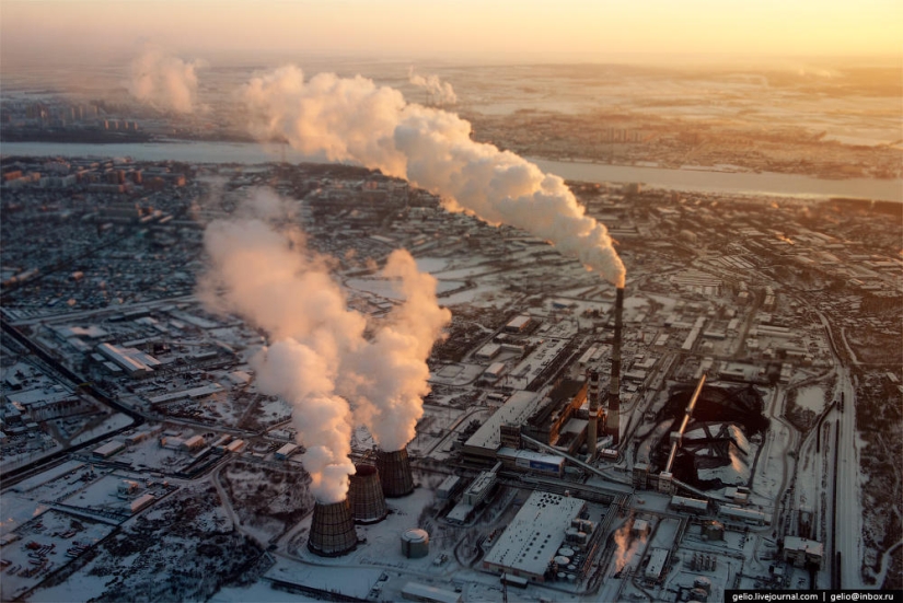 Blagoveshchensk from above