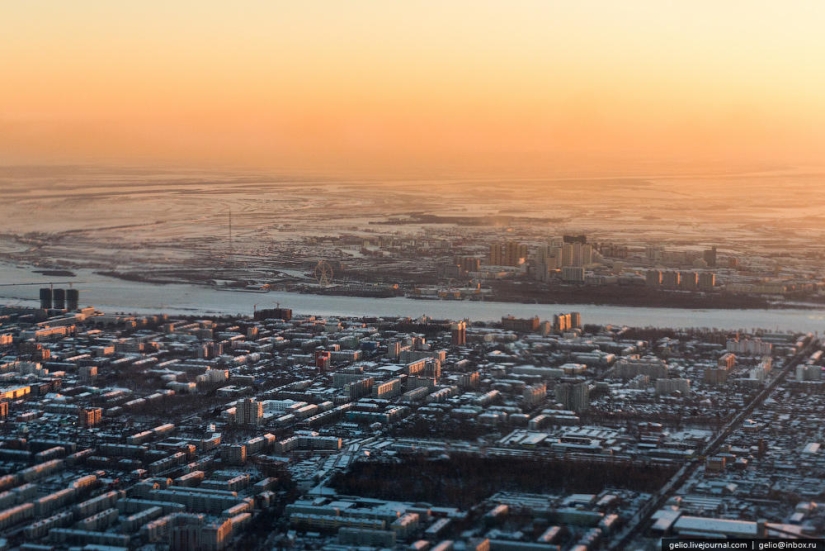 Blagoveshchensk from above