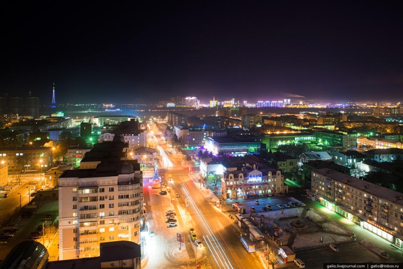 Blagoveshchensk from above