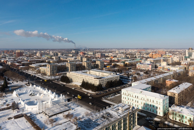 Blagoveshchensk from above