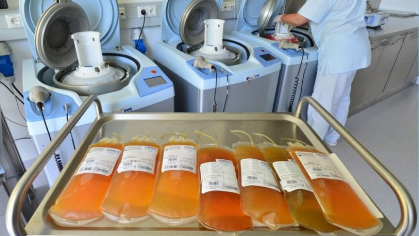 Blood business: anti-aging transfusions are growing in popularity in the United States. But is it of any use to them?