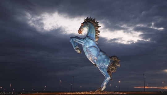 "Bluecifer" — the story of a creepy sculpture that killed its creator