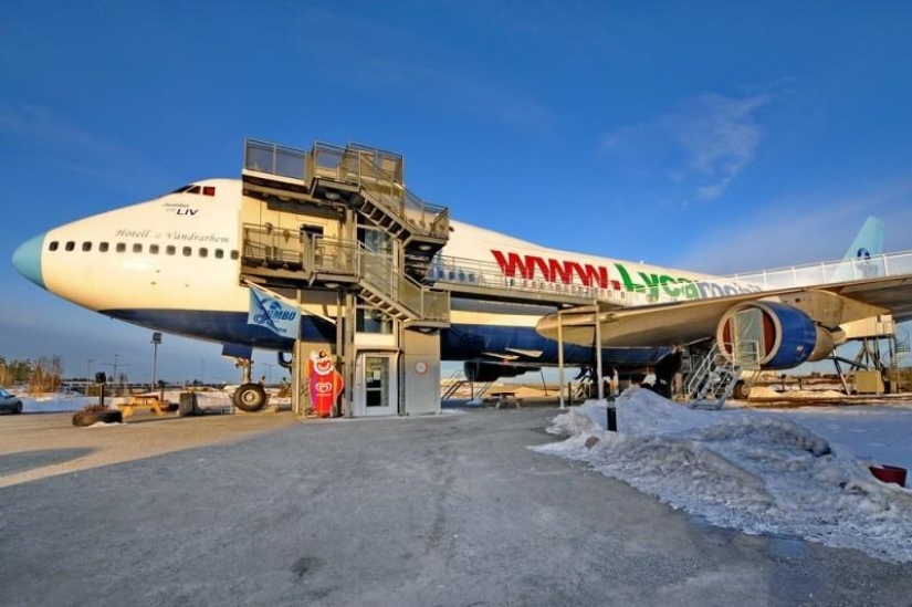 Boeing 747 Airplane Hotel in Stockholm