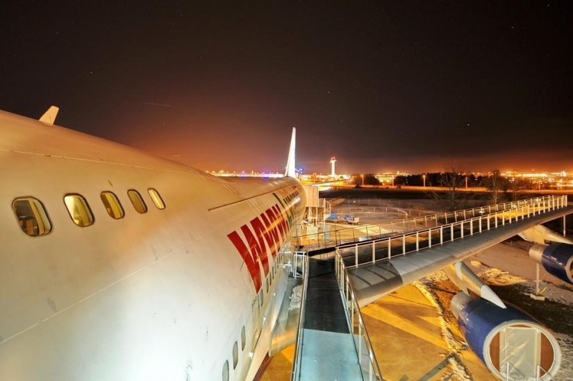 Boeing 747 Airplane Hotel in Stockholm