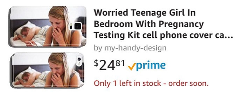 Bot on Amazon Makes Thousands of Weird Cases with Stock Photos
