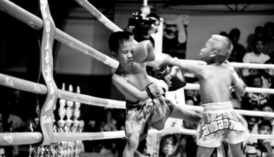 Boxer kids from Thailand