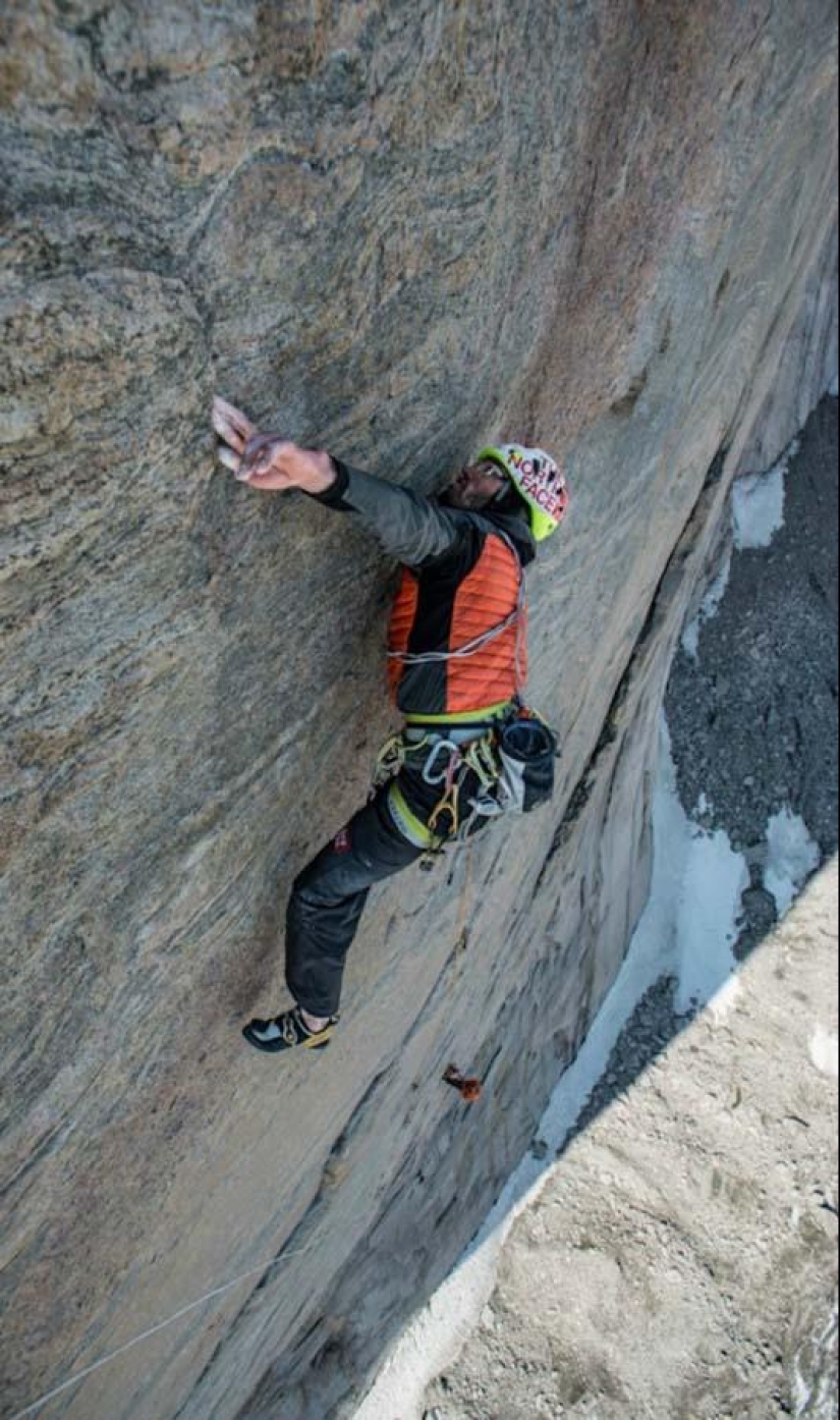 Breathtaking photos of rock climbers