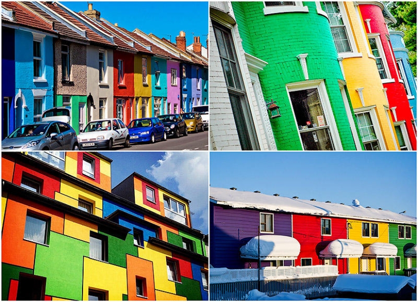 Bright houses from around the world