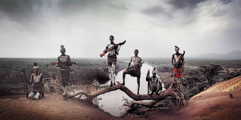 British photographer Jimmy Nelson: Savages with machine guns