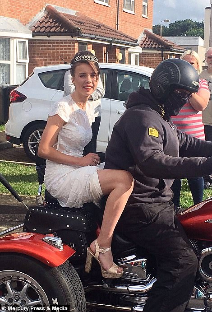 British schoolgirl celebrated graduation with 120 bikers