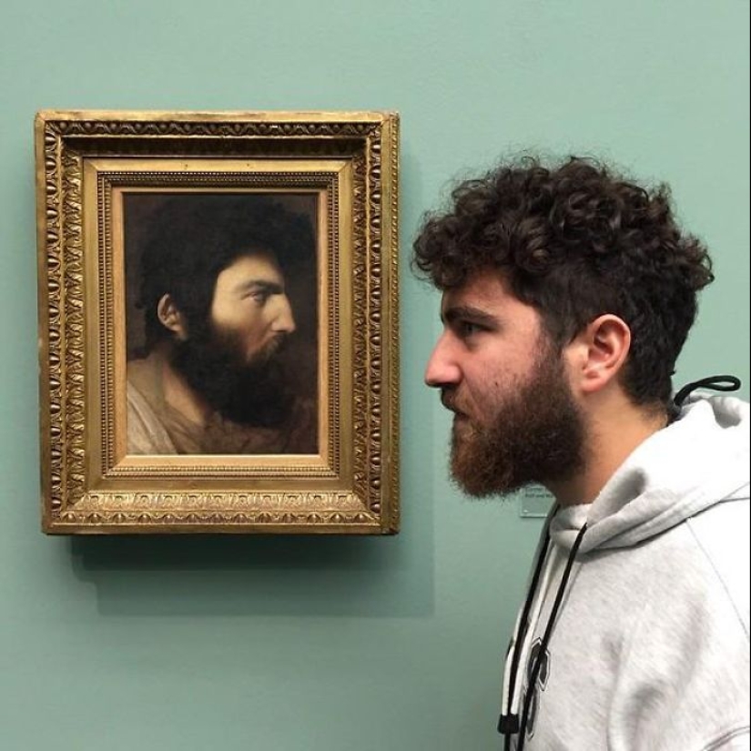Búscame en el Louvre: personas que descubrieron a sus contrapartes en lienzos clásicos