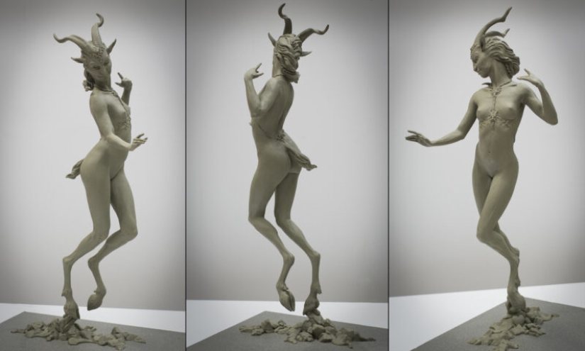 Caminando por los campos de la imaginación: Increíbles esculturas de Colin y Christine Poole