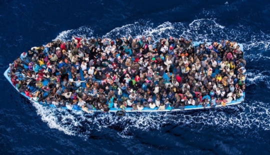 Camino difícil y peligroso de los refugiados a Europa