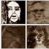 "Caras de Belmes portraits extraños retratos aparecen en el suelo de la casa de una familia española