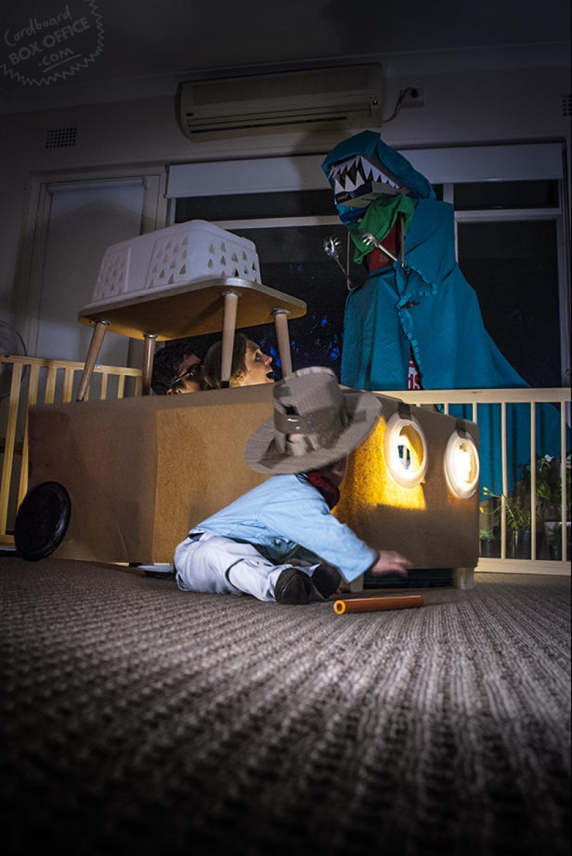 Cardboard Movies: Funny Parents Recreate Famous Movies