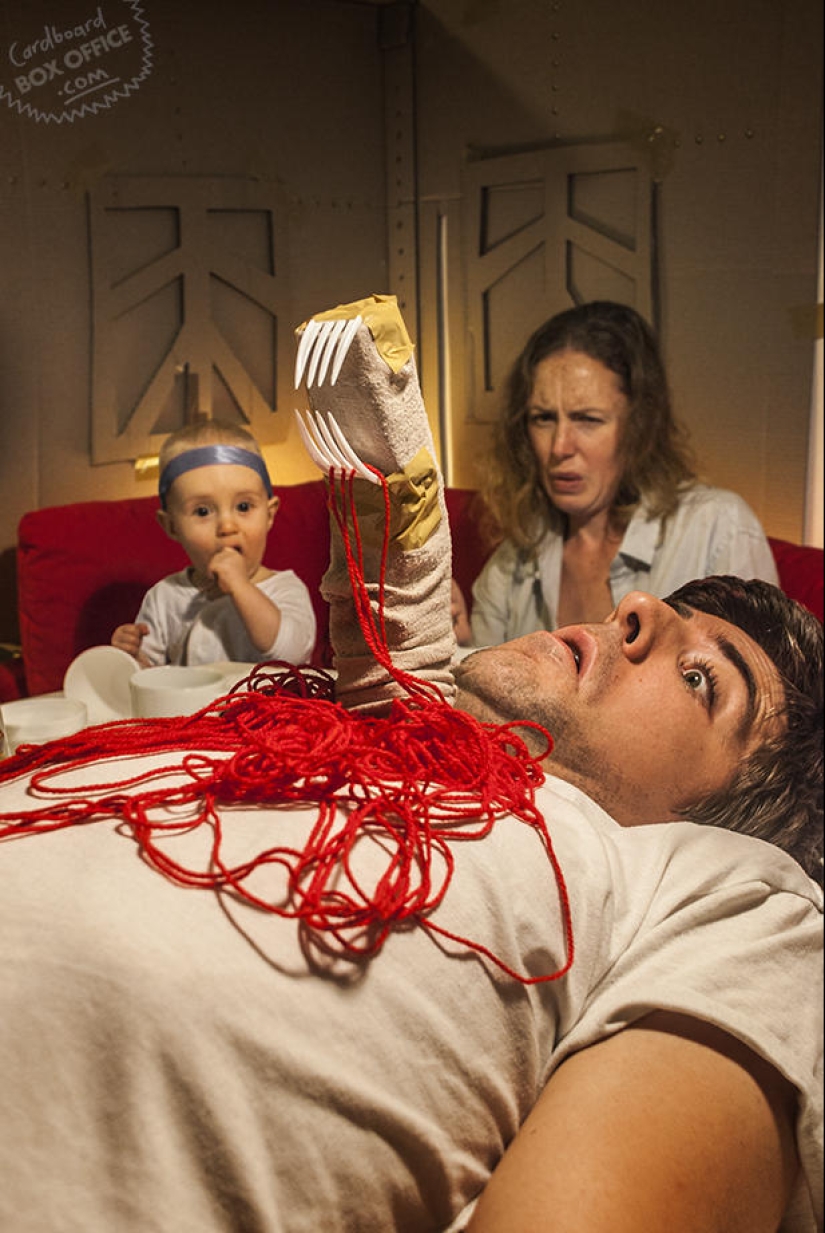 Cardboard Movies: Funny Parents Recreate Famous Movies