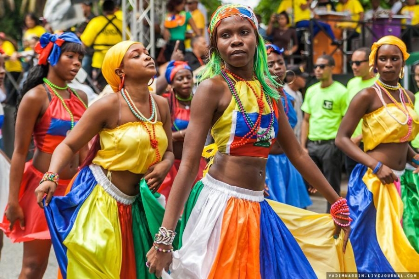 Carnival in the Dominican Republic in Santo Domingo