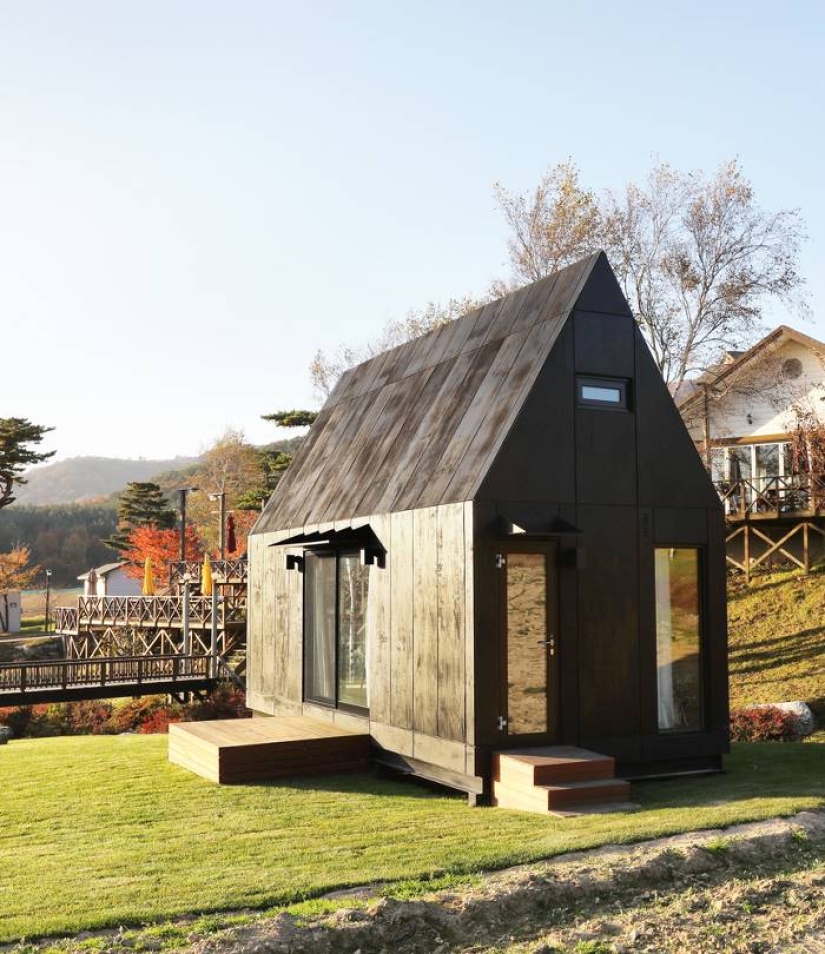Casas diminutas para los invitados de los Juegos Olímpicos de Invierno de 2018 en Corea del Sur