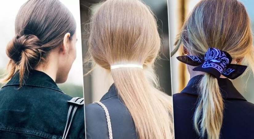 Catch up in 60 seconds: 14 easy hairstyles that can be done in a minute