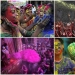 Celebración del festival Holi en India