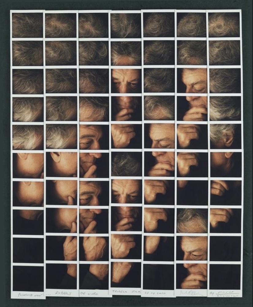 Celebrity faces assembled from a mesmerizing mosaic