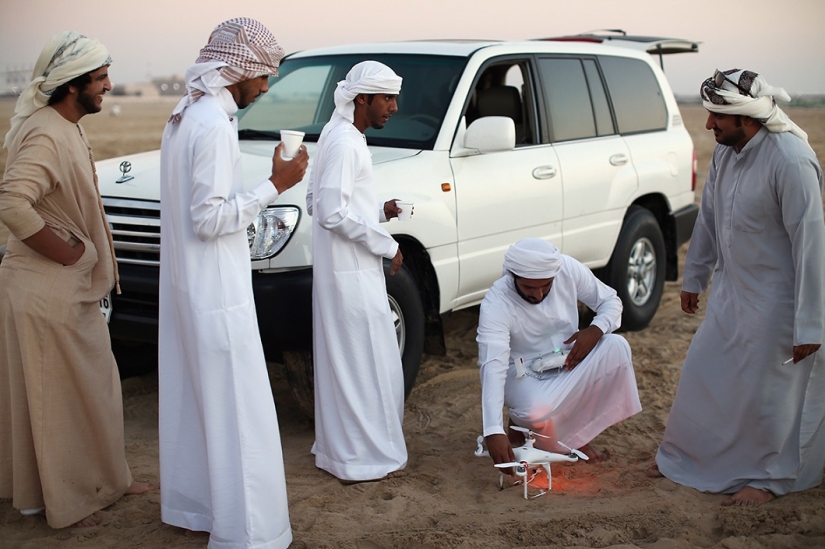 Cetrería en los Emiratos Árabes Unidos