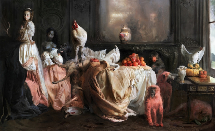 Childhood dreams and nightmares in the paintings of the artist Guillermo Lorca